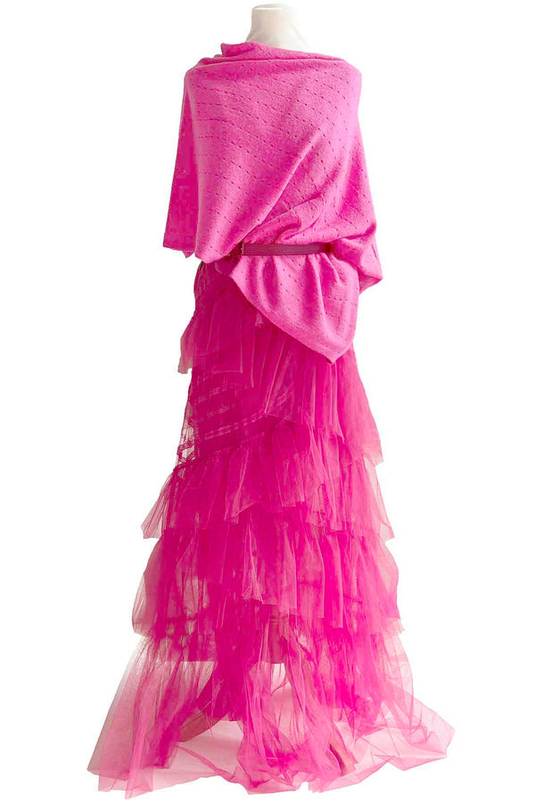 Pink shawl wedding | SEMON Cashmere