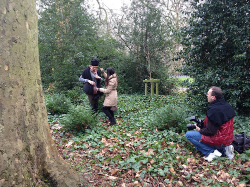Behind the scenes at SEMON Cashmere AW2013 photoshoot