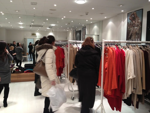 SEMON Cashmere habitués braving the cold yesterday! Good to see you all!