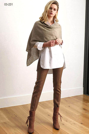 Multiway cashmere ponchos