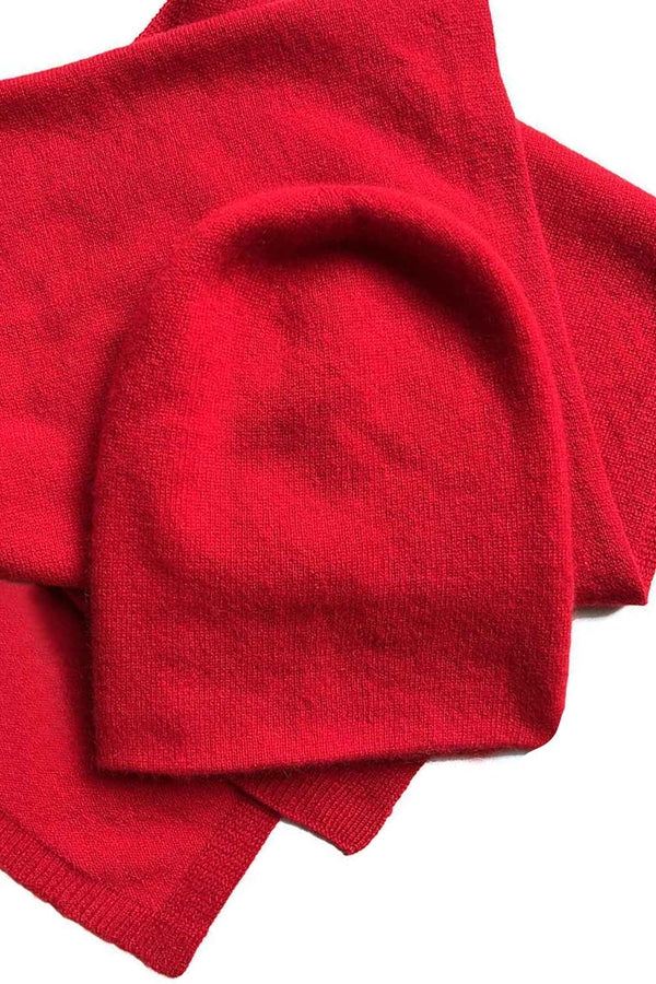 100% pure cashmere beanie hat