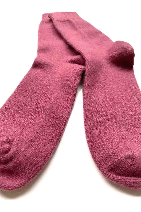Cashmere socks in Maroon red | SEMON Cashmere