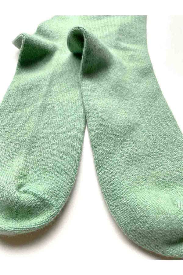 Cashmere socks in Pale green | Semon cashmere