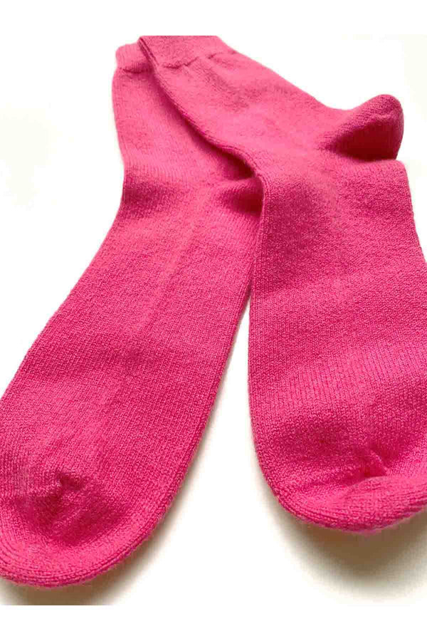 Cashmere socks in Rose pink | Semon cashmere
