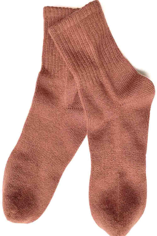 Cashmere socks brown SEMON Cashmere