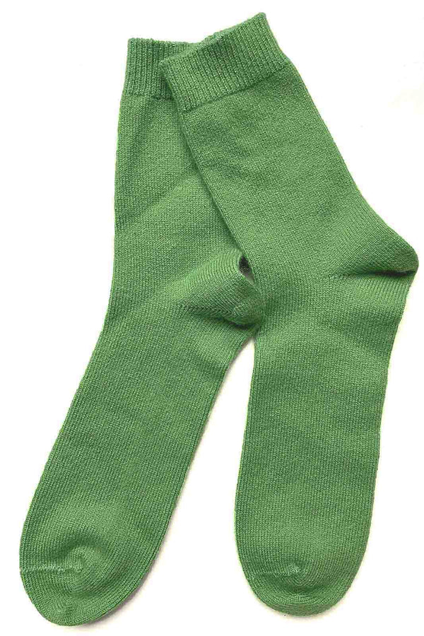 Cashmere socks in green | Semon cashmere