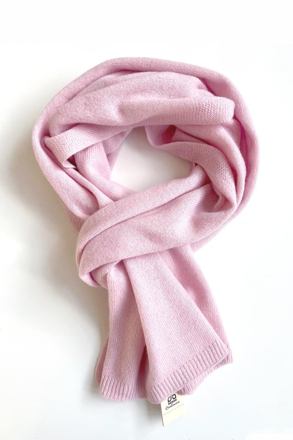 Pink cashmere scarf