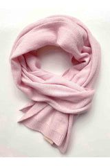 Pink cashmere scarf