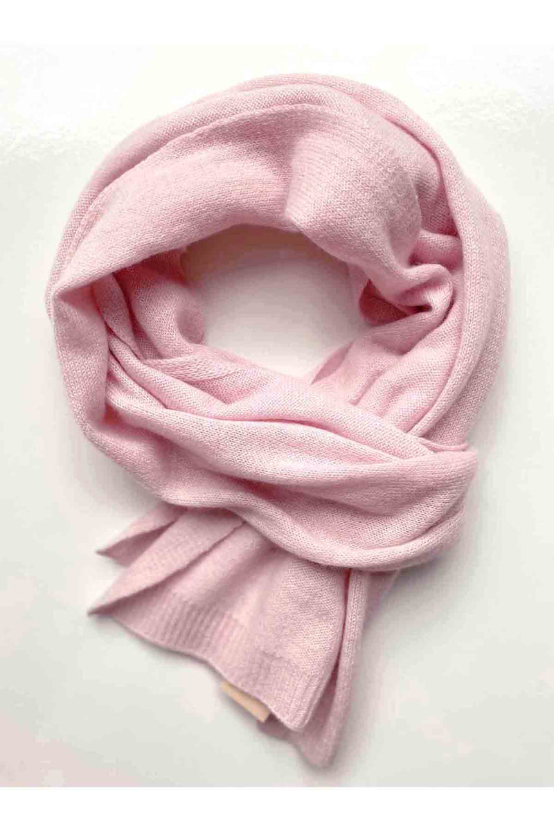 Light pink cashmere scarf deals