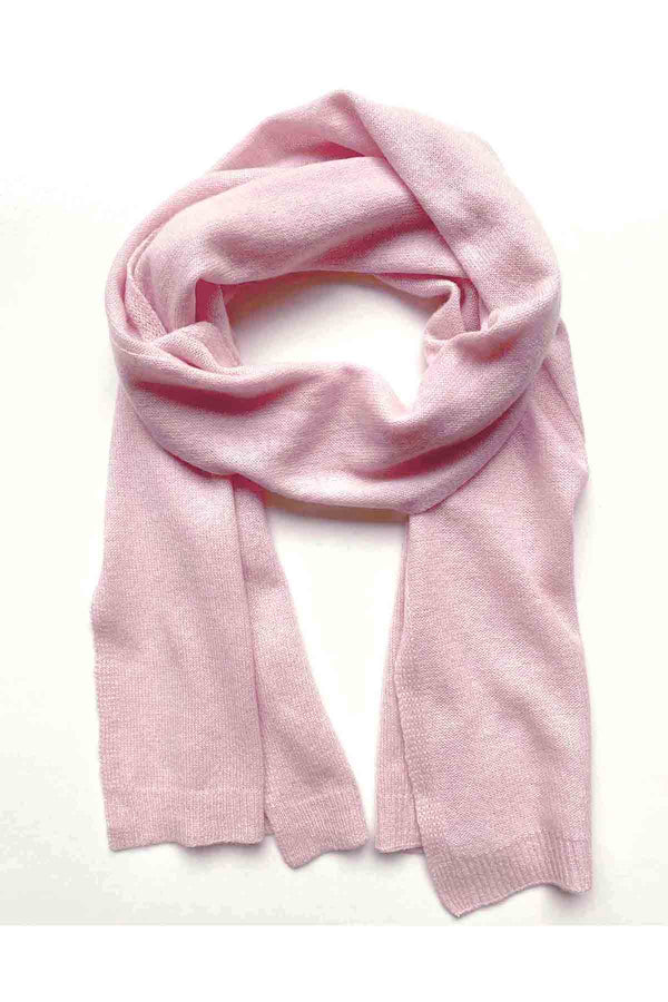 Pink cashmere scarf