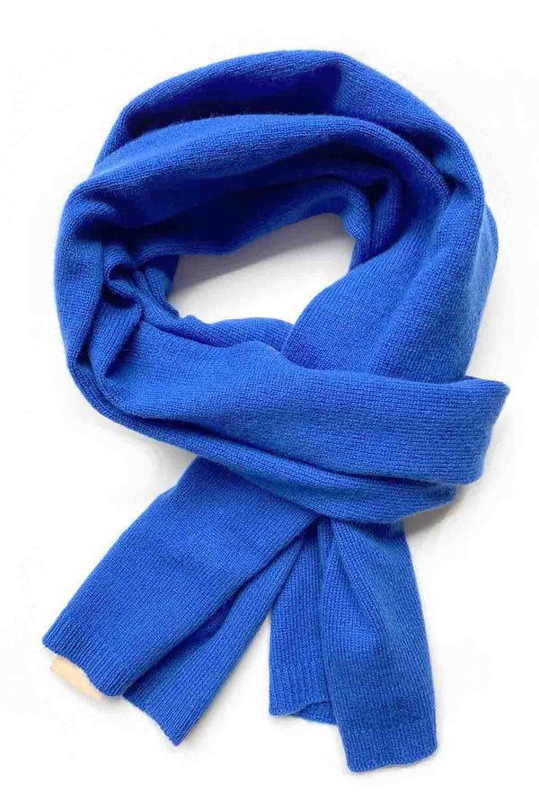 Cashmere scarf in Royal blue | SEMON Cashmere