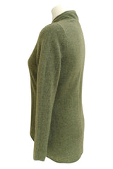 Light olive green Cashmere Cardigan