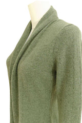 Light olive green Cashmere Cardigan