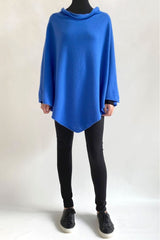 Sleeveless cowl neck Cashmere Poncho - SEMON Cashmere