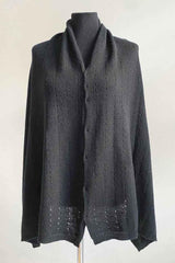 black shawl for wedding guest