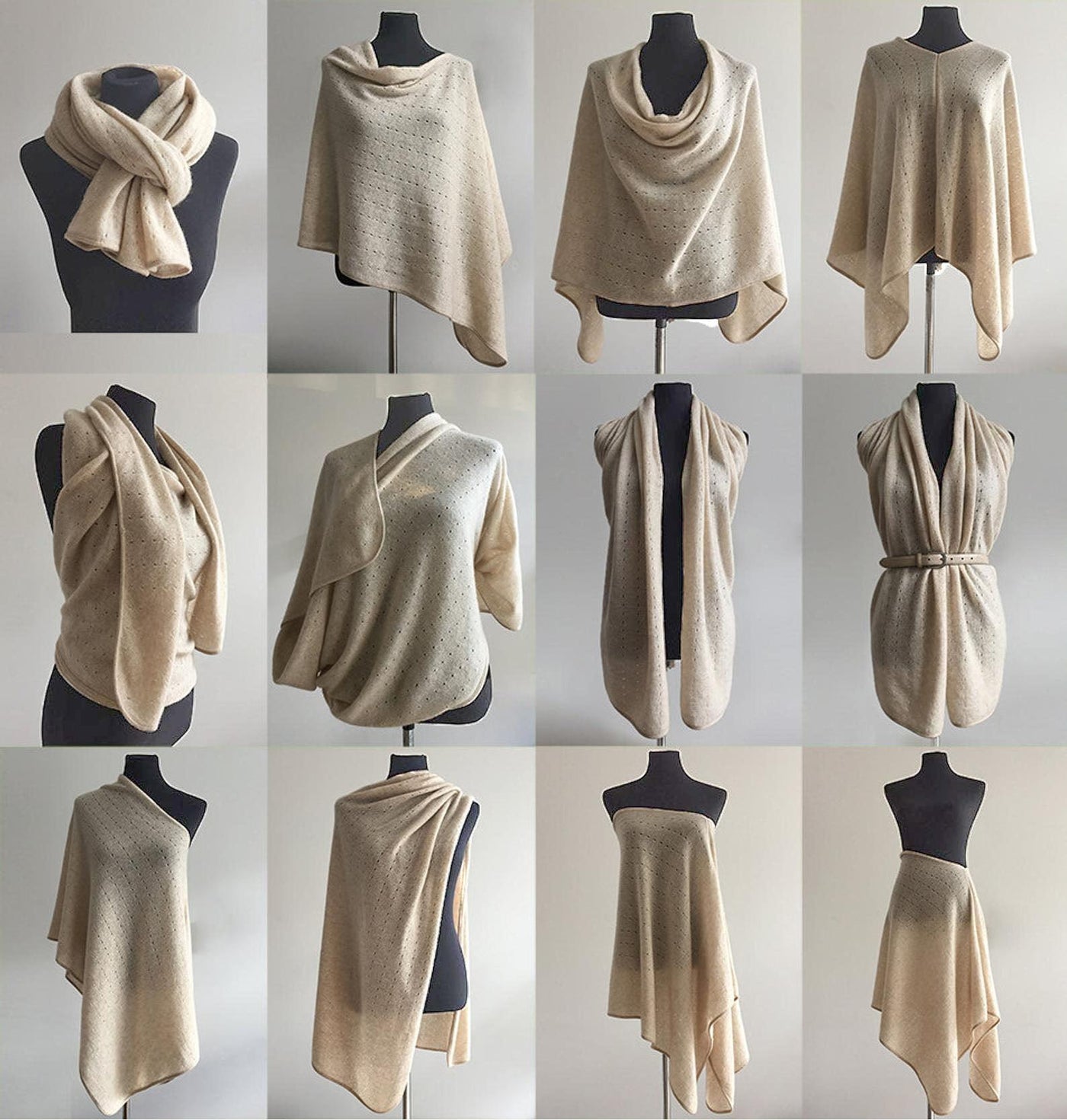 Cashmere ponchos and wraps online