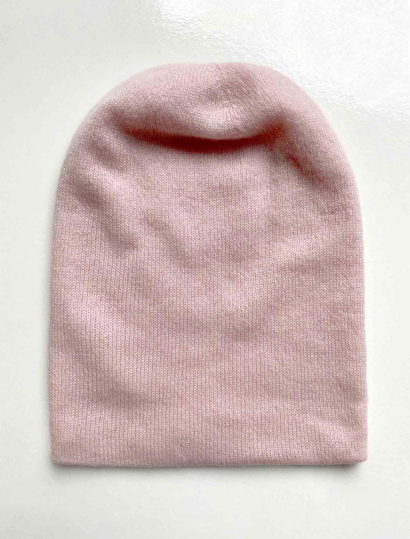 Bundle offer for women's cashmere hat, scarf and gloves in pale pink - SEMON Cashmere