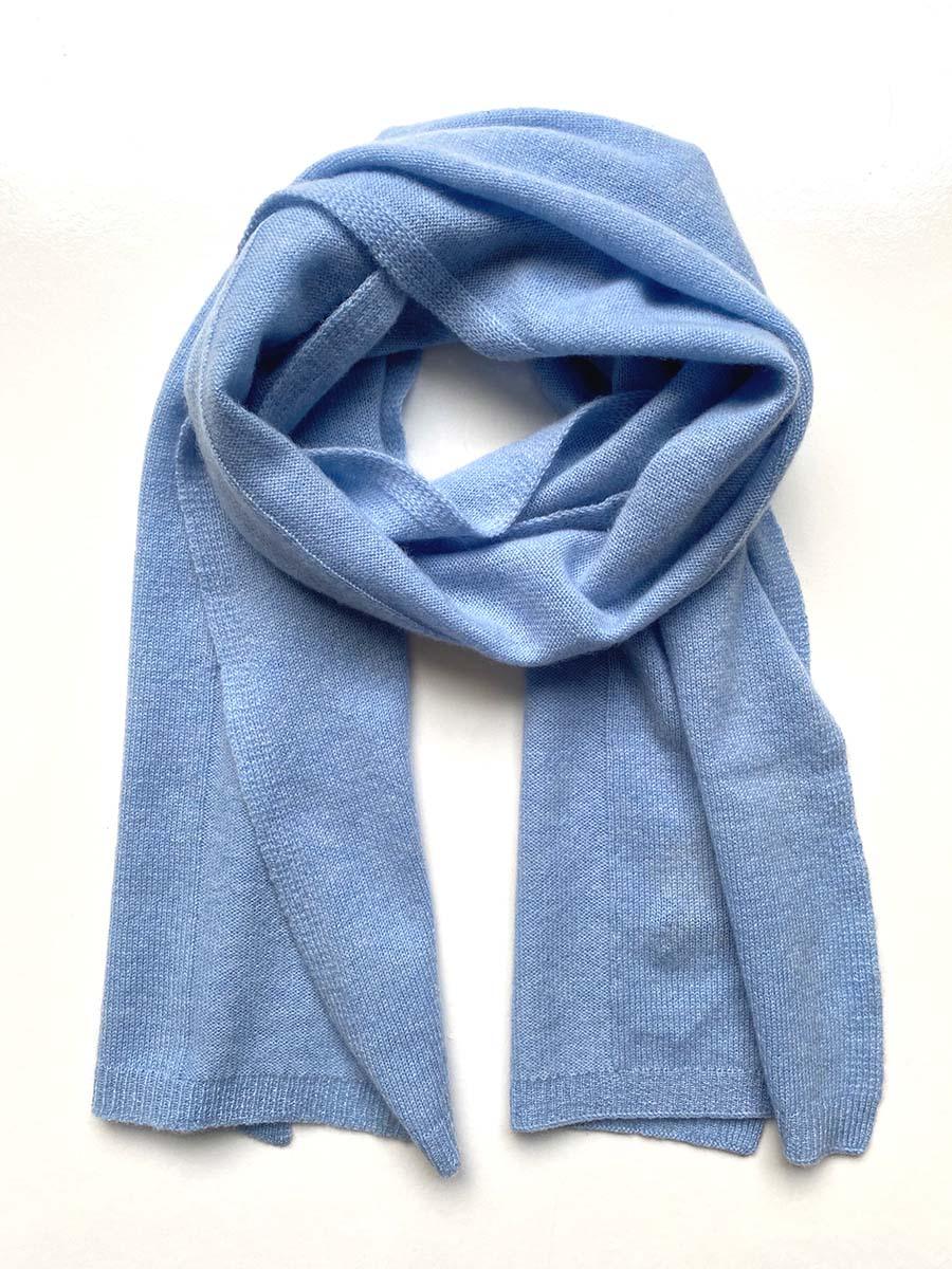 Bundle offer for women's cashmere hat, scarf & gloves in Powder blue - SEMON Cashmere