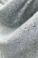 Silver grey cashmere poncho Multiway - SEMON Cashmere