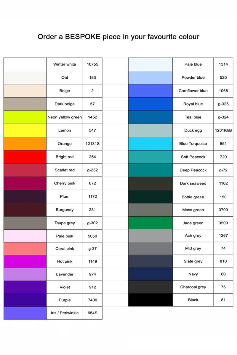 Lyra Leggings Color Chart | International Society of Precision Agriculture