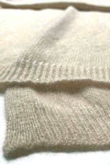 Unisex cashmere scarf in beige - SEMON Cashmere